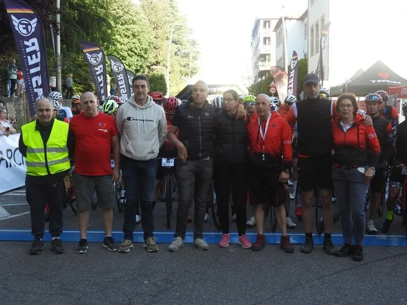 Gran ambiente en la Marcha Cicloturista Bedelalsa celebrada en Béjar. Foto: Orycronsport