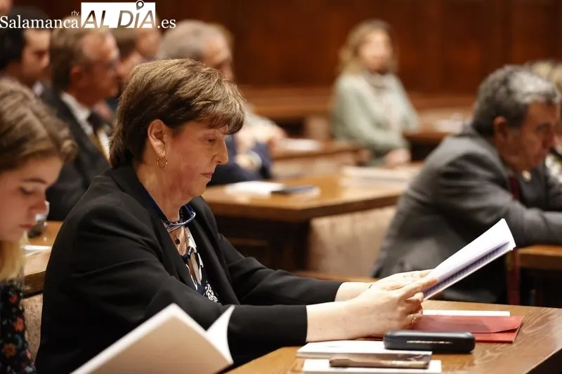 Acto de ingreso de María Josefa García Barrado en la Real Academia de Medicina de Salamanca. Fotos: David Sañudo