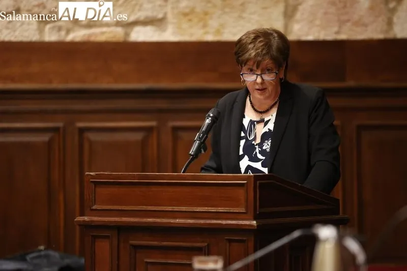 Acto de ingreso de María Josefa García Barrado en la Real Academia de Medicina de Salamanca. Fotos: David Sañudo