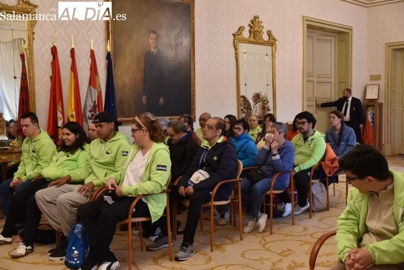 Presentación en el Ayuntamiento del ‘Mundialito por la Inclusión’ que se celebra en Salamanca el 31 de mayo. Foto: Vanesa Martins
