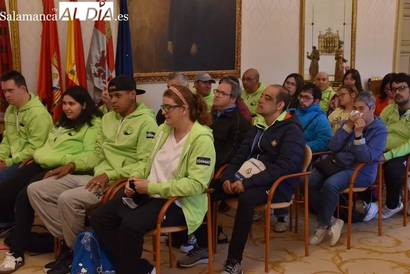 Presentación en el Ayuntamiento del ‘Mundialito por la Inclusión’ que se celebra en Salamanca el 31 de mayo. Foto: Vanesa Martins