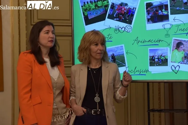 Presentación en el Ayuntamiento del ‘Mundialito por la Inclusión’ que se celebra en Salamanca el 31 de mayo. Foto: Vanesa Martins
