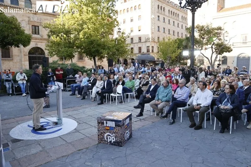 Acto del PP de inicio de campaña de las elecciones europeas. Fotos: David Sañudo.