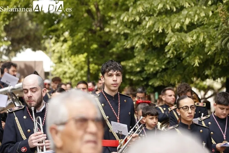 Procesión en honor a la Virgen de La Salud en el barrio Tejares. Fotos: David Sañudo