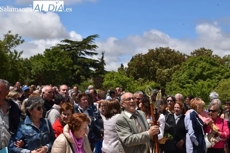 Procesión de la Virgen de los Remedios junto al Castillo del Buen Amor. Foto: V. Martins