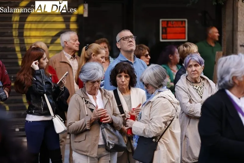Procesión del Cristo de los Milagros en Salamanca. Fotos: David Sañudo