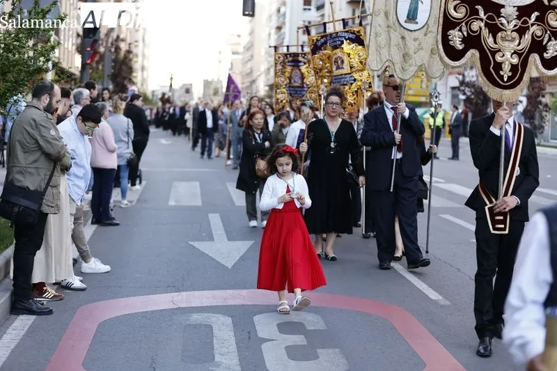 Procesión del Cristo de los Milagros en Salamanca. Fotos: David Sañudo