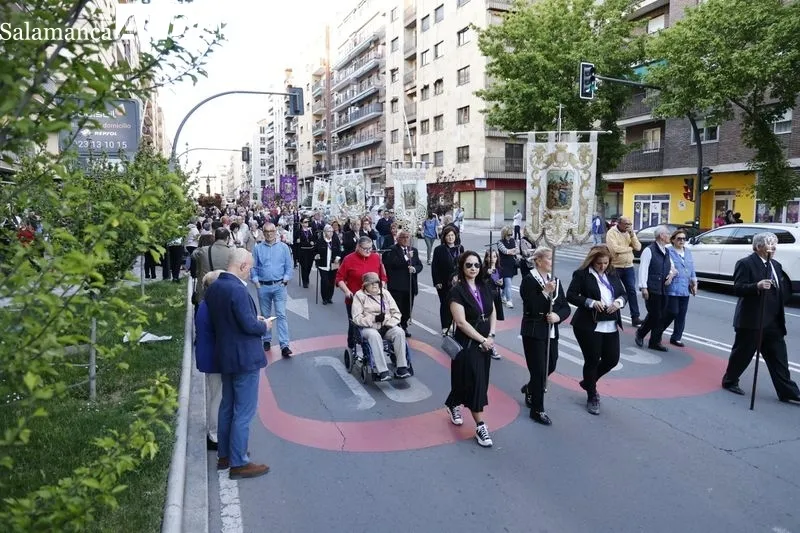 Procesión del Cristo de los Milagros en Salamanca. Fotos: David Sañudo