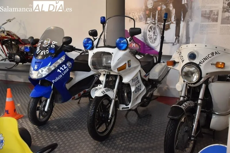 Nuevo espacio en el Museo de Automoción con motivo del 175 aniversario de la Policía Local de Salamanca. Foto: Vanesa Martins