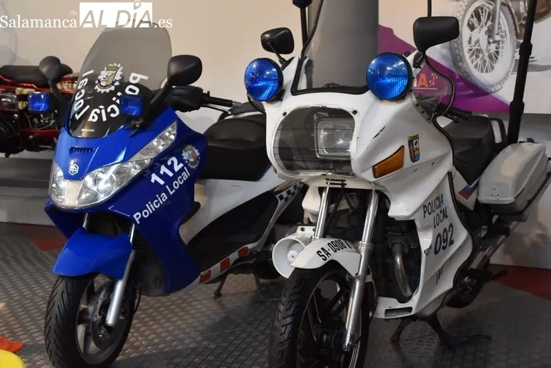 Nuevo espacio en el Museo de Automoción con motivo del 175 aniversario de la Policía Local de Salamanca. Foto: Vanesa Martins