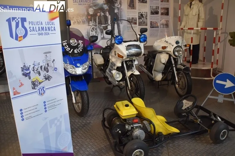 Nuevo espacio en el Museo de Automoción con motivo del 175 aniversario de la Policía Local de Salamanca. Foto: Vanesa Martins