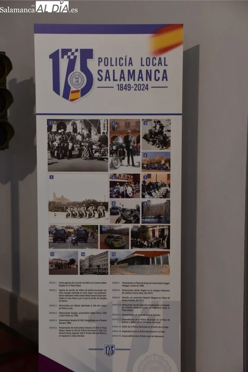 Nuevo espacio en el Museo de Automoción con motivo del 175 aniversario de la Policía Local de Salamanca. Foto: Vanesa Martins