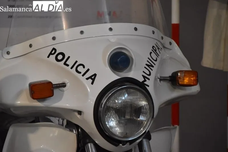 Nuevo espacio en el Museo de Automoción con motivo del 175 aniversario de la Policía Local de Salamanca. Foto: Vanesa Martins