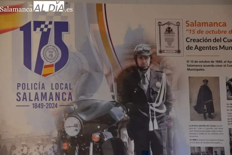 Nuevo espacio en el Museo de Automoción con motivo del 175 aniversario de la Policía Local de Salamanca. Foto: Vanesa Martins