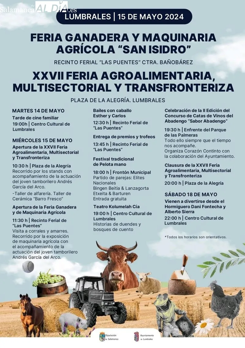 El ferial de Las Puentes acogerá ganado vacuno, ovino y caballar