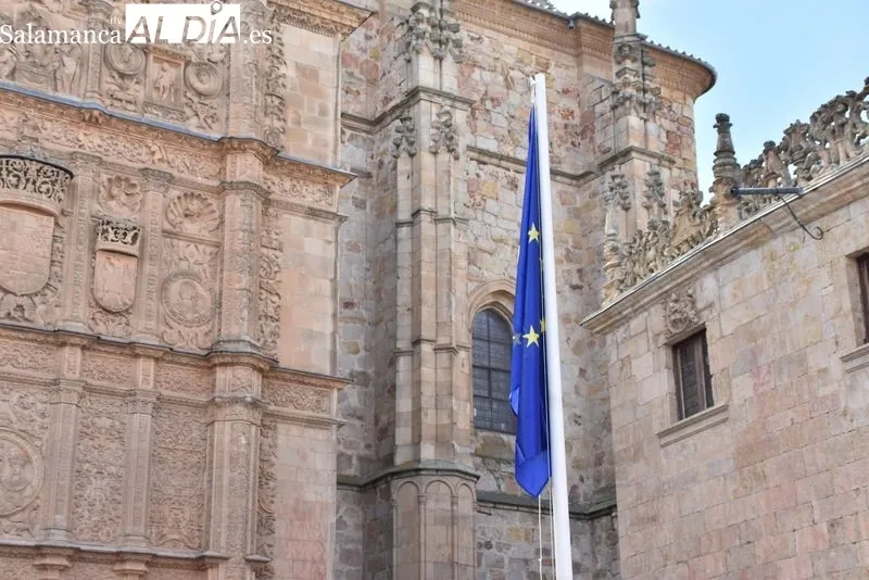 Día de Europa en el Patio de Escuelas Mayores de la Universidad de Salamanca. Foto: Vanesa Martins