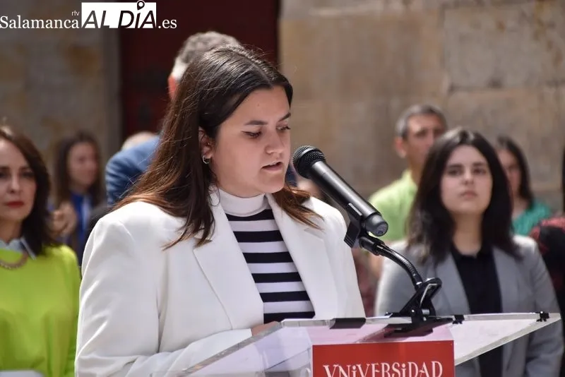 Día de Europa en el Patio de Escuelas Mayores de la Universidad de Salamanca. Foto: Vanesa Martins