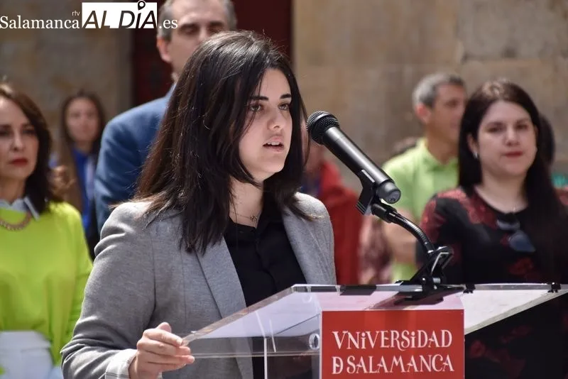 Día de Europa en el Patio de Escuelas Mayores de la Universidad de Salamanca. Foto: Vanesa Martins