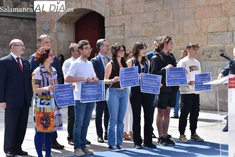 Día de Europa en el Patio de Escuelas Mayores de la Universidad de Salamanca. Foto: Vanesa Martins