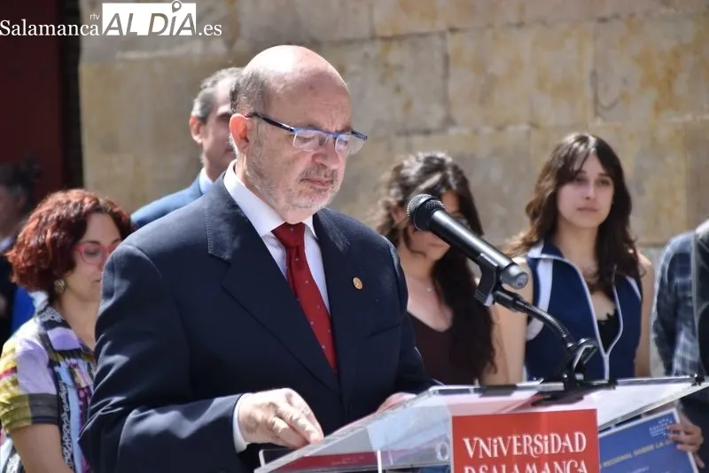 Día de Europa en el Patio de Escuelas Mayores de la Universidad de Salamanca. Foto: Vanesa Martins