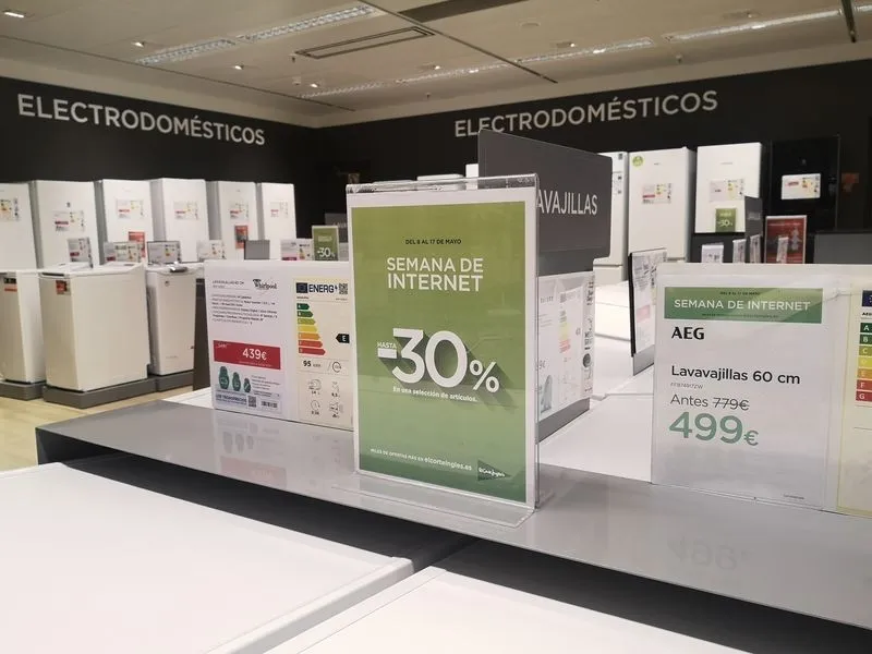 El Corte Inglés celebra la Semana de Internet con descuentos de hasta el 30% en web y app