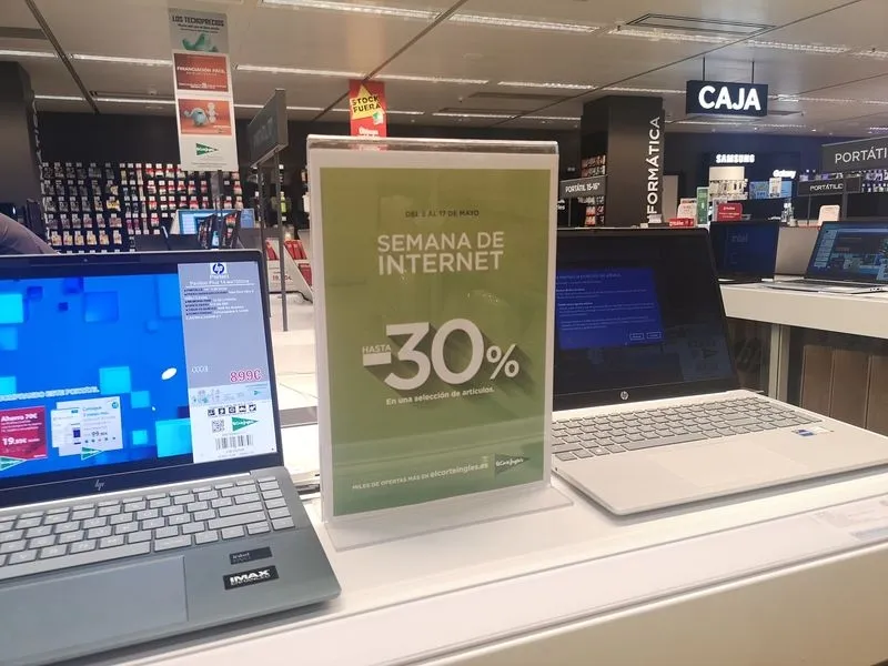 El Corte Inglés celebra la Semana de Internet con descuentos de hasta el 30% en web y app