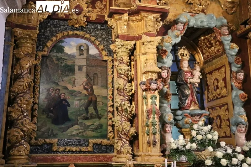 Retablo con la representación del pastor al que la Virgen reveló dónde estaba enterrada su imagen   / CORRAL