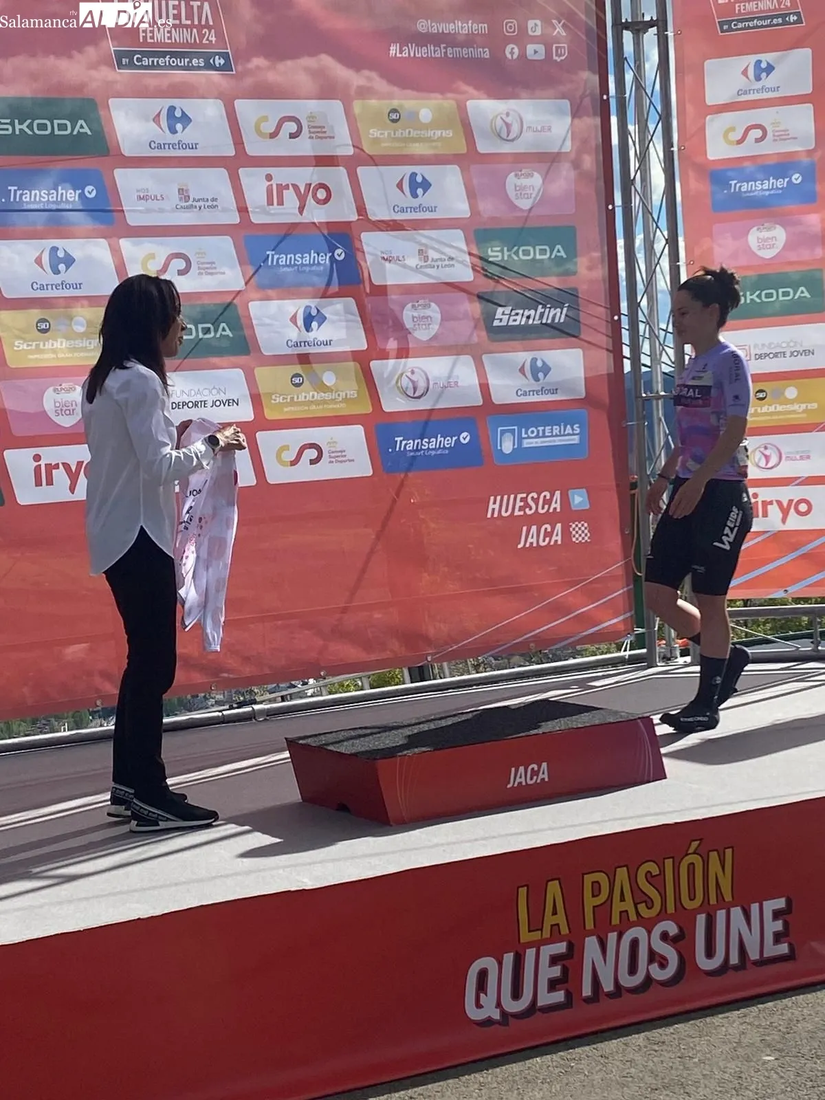 Dori, en la Vuelta / Fotos: SALAMANCArtv AL DÍA