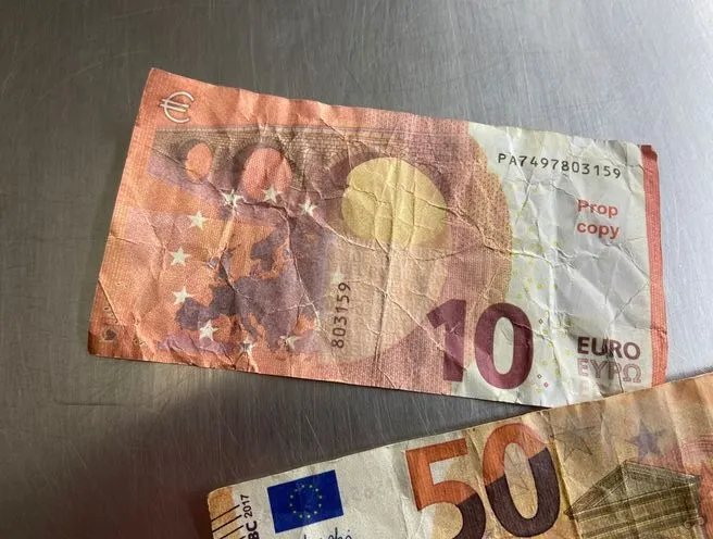 Billetes falsos que ha detectado el trabajador 