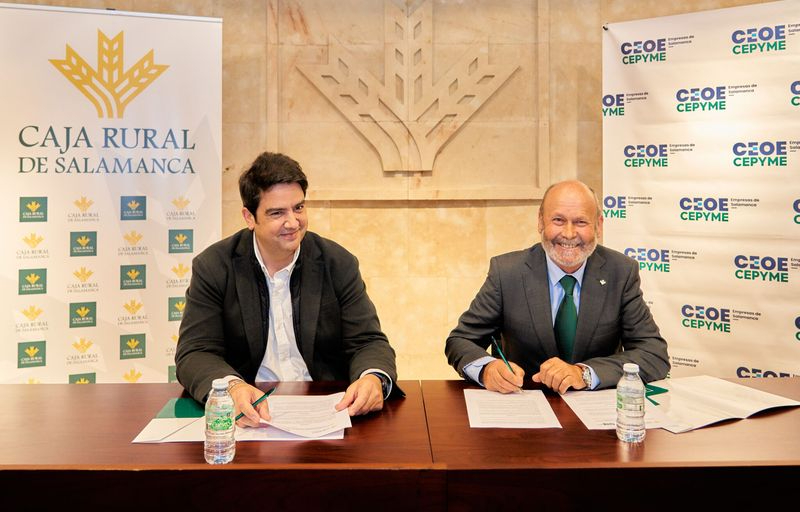 Nuevo compromiso de colaboración entre CEOE CEPYME Salamanca y Caja Rural de Salamanca