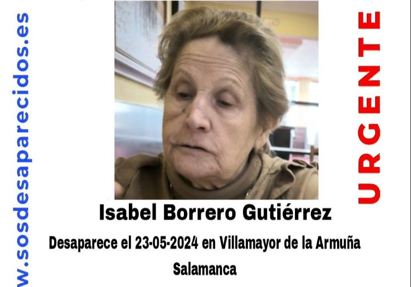 Desaparecida una mujer de 77 años en Villamayor