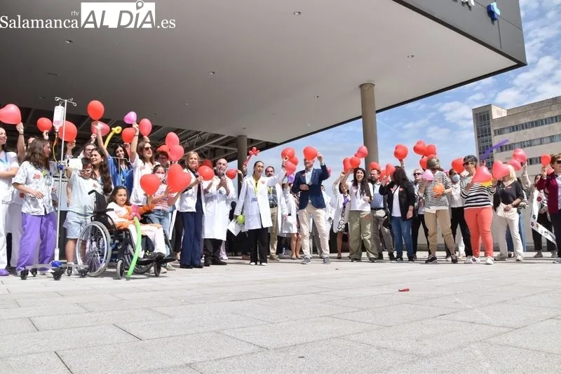 Actos en Salamanca por el Día Nacional de la Infancia y de la Adolescencia Hospitalizada. Foto: Vanesa Martins