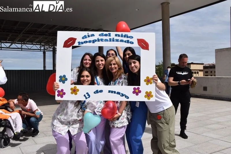 Actos en Salamanca por el Día Nacional de la Infancia y de la Adolescencia Hospitalizada. Foto: Vanesa Martins