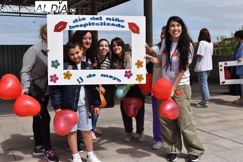 Actos en Salamanca por el Día Nacional de la Infancia y de la Adolescencia Hospitalizada. Foto: Vanesa Martins