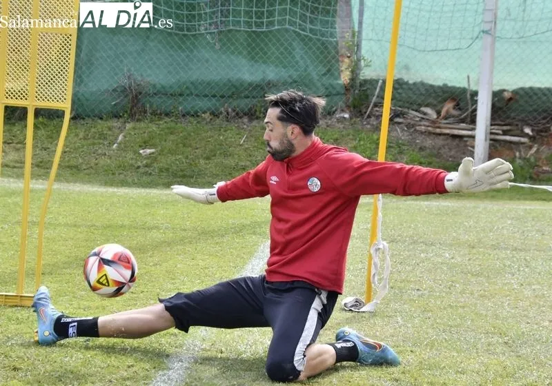 Entrenamiento del Salamanca UDS de este miércoles en el anexo al Tori