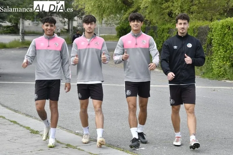 Entrenamiento del Salamanca UDS de este miércoles en el anexo al Tori