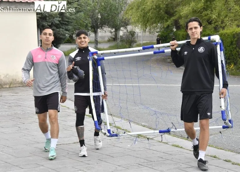 Entrenamiento del Salamanca UDS de este miércoles en el anexo al Tori