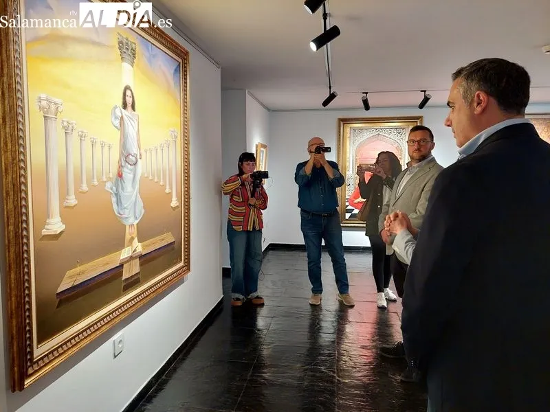 Exposición 'Fusión' del salmantino Ángel Gómez Mateo en la Torre de los Anaya. Foto: Berta Joven