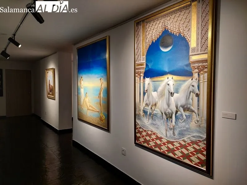 Exposición 'Fusión' del salmantino Ángel Gómez Mateo en la Torre de los Anaya. Foto: Berta Joven