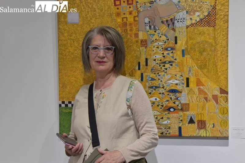 Exposición de Ana Julián en el Casino de Salamanca. Foto de Vanesa Martins