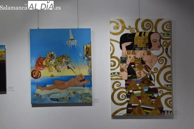 Exposición de Ana Julián en el Casino de Salamanca. Foto de Vanesa Martins