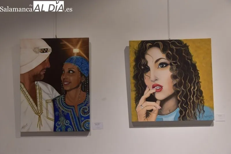 Exposición de Ana Julián en el Casino de Salamanca. Foto de Vanesa Martins