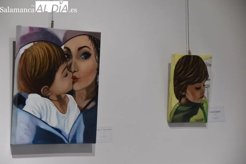 Exposición de Ana Julián en el Casino de Salamanca. Foto de Vanesa Martins