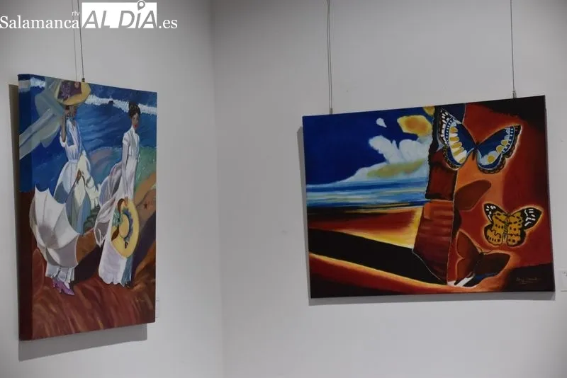 Exposición de Ana Julián en el Casino de Salamanca. Foto de Vanesa Martins