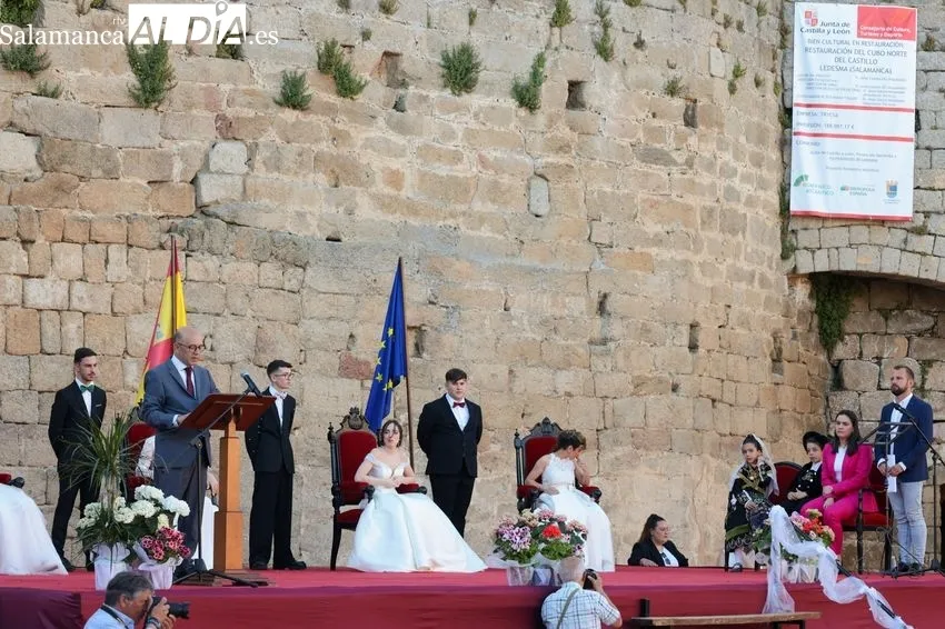 Mañueco asistía a los actos de inicio de las fiestas del Corpus en Ledesma 