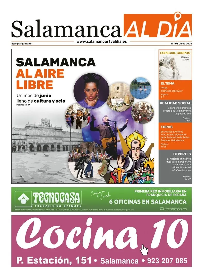 Foto 2 - Sale a la calle el n&uacute;mero de junio del peri&oacute;dico de papel SALAMANCA AL D&Iacute;A