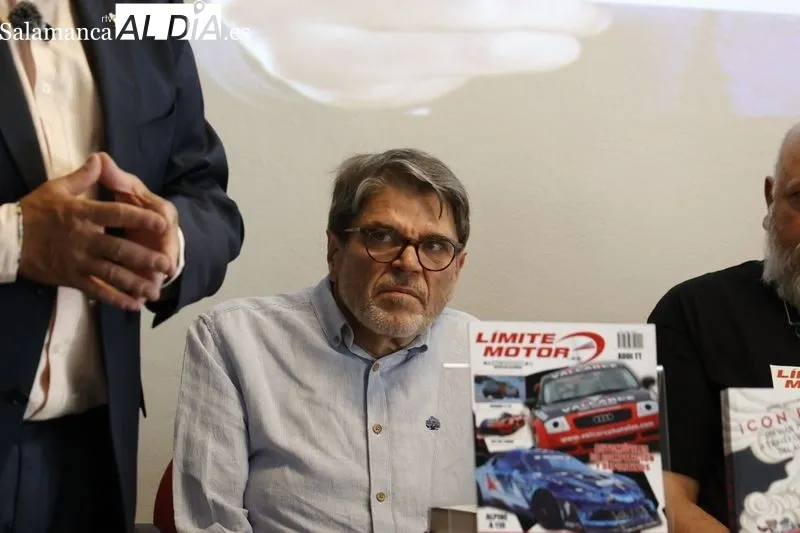 Presentación en el Museo de Automoción la revista 'Límite Motor' y el libro 'ICON ROAD', de Daniel Hasselberger. Foto: David Sañudo