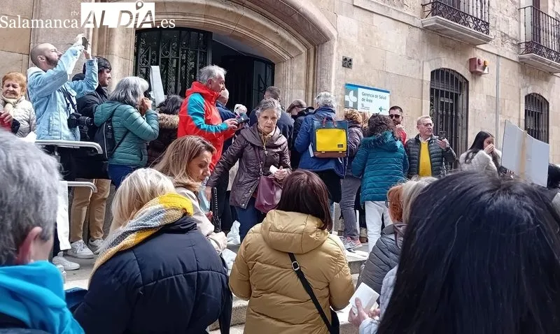 Manifestación vecinal de El Cerro en Salamanca