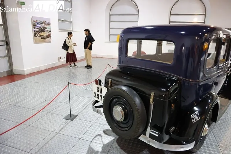 El Museo de Historia de la Automoción de Salamanca (MHAS) ofrece a sus visitantes hasta el día 23 de junio la exposición Arte y Automoción: ‘Bunker’. Foto: David Sañudo