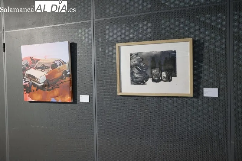 El Museo de Historia de la Automoción de Salamanca (MHAS) ofrece a sus visitantes hasta el día 23 de junio la exposición Arte y Automoción: ‘Bunker’. Foto: David Sañudo